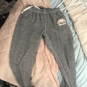 Roots salt and pepper sweatpants